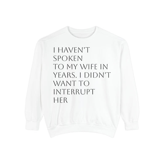 Unisex Garment-Dyed Sweatshirt